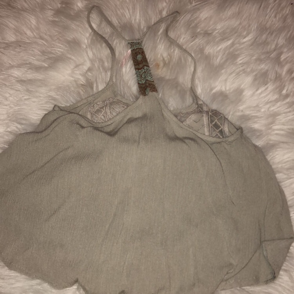 Loose see-through tank top